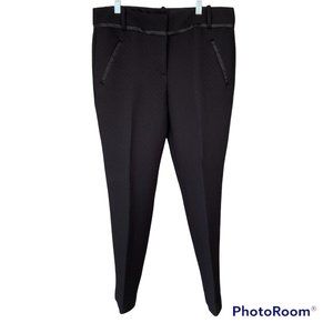 NWT Ann Taylor Marisa Quilted Black Pant, Size: 8